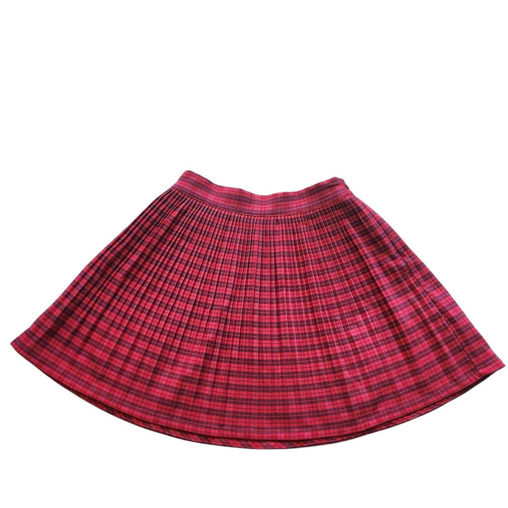 Urban Outfittets BDG Plaid Red & Black Women's Pleated Preppy Mini Skirt 90s Y2k